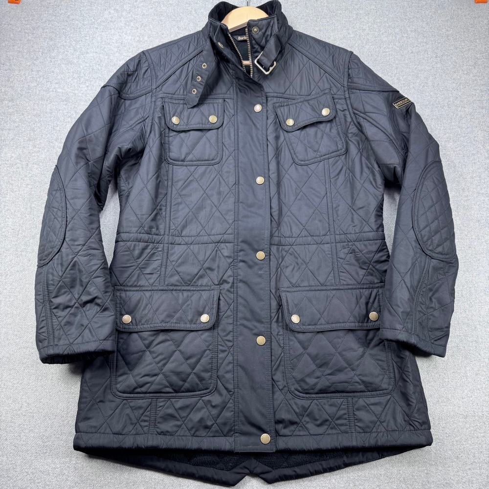 Barbour Quilted Utility Jacket in Dark Blue